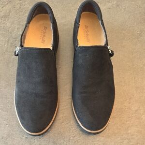 Dr. Scholl's Black Suede Women's Loafers